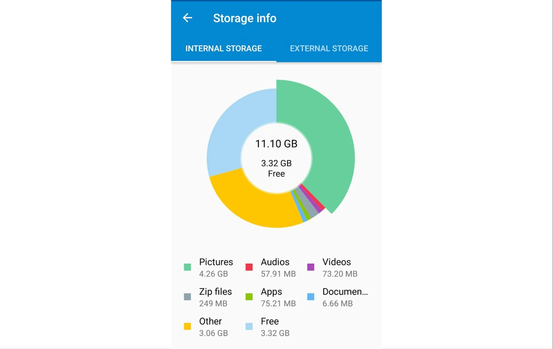 The Moto File Manager app (Image via Google PlayStore)