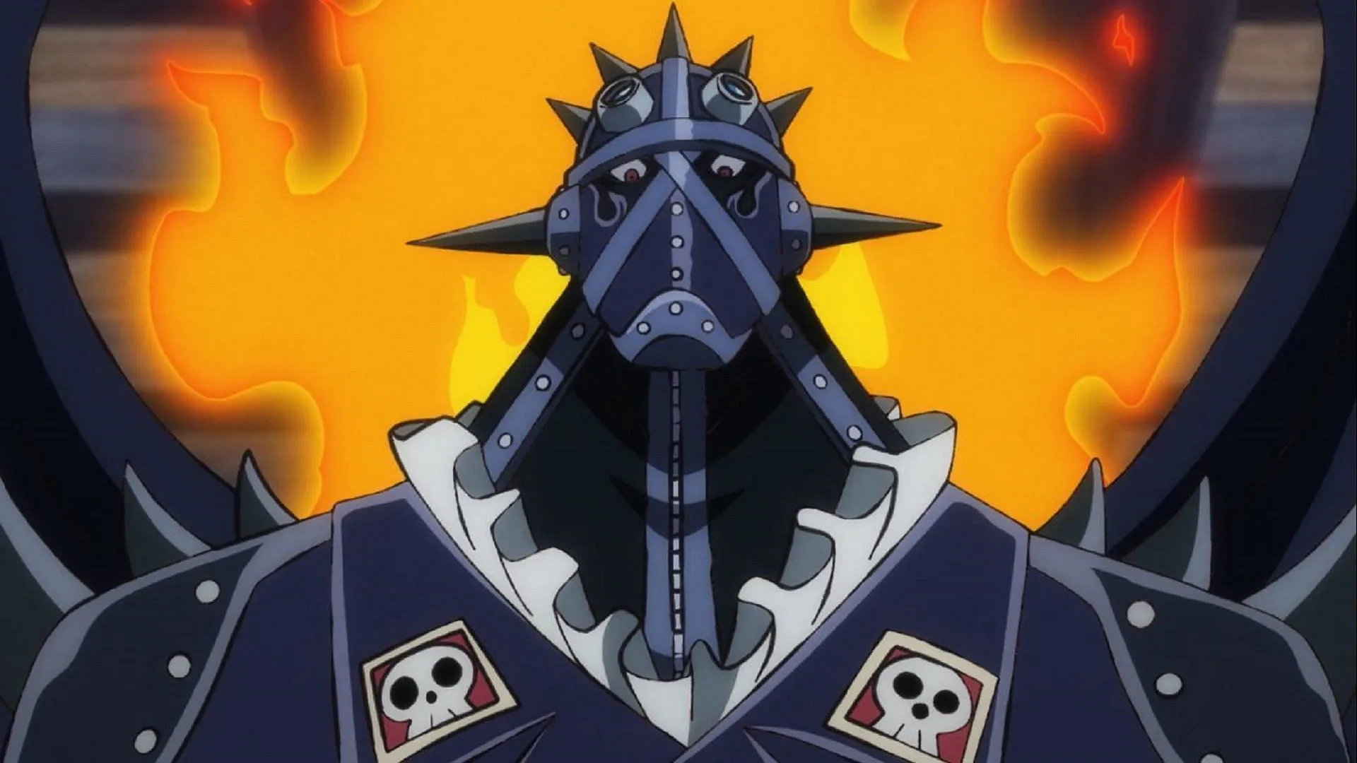 King visto in One Piece (Immagine via Toei Animation, One Piece)
