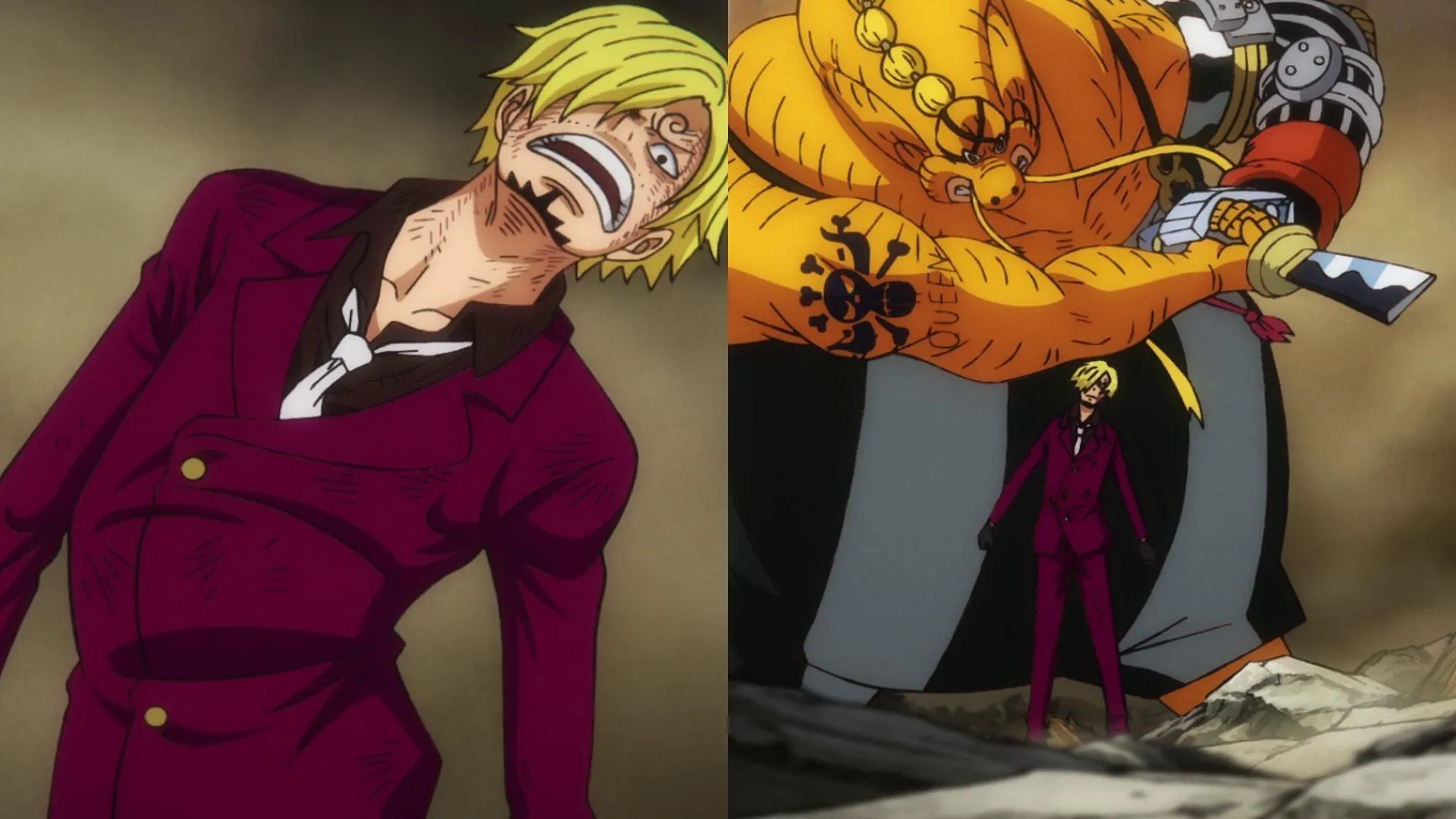 O momento em que o poder de Sanji finalmente começou (Imagem via Toei Animation, One Piece)