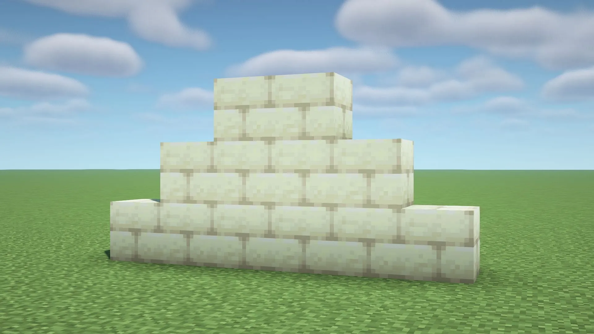 Gli End Stone Bricks sono blocchi resistenti che possono essere utilizzati anche per costruire in Minecraft (Immagine via Mojang)