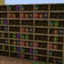 Minecraft player creates hidden door contraption with chiseled bookshelves