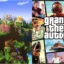 Игрок в Minecraft использует команду камеры, чтобы добавить переключение персонажей из GTA 5