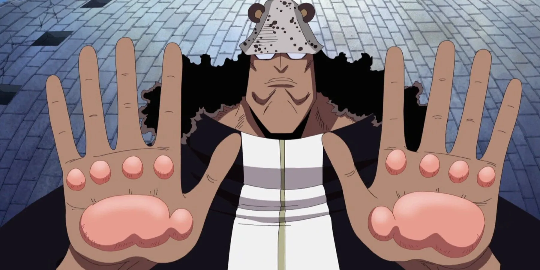 Kuma gebruikt zijn Paw Paw-fruit in One Piece