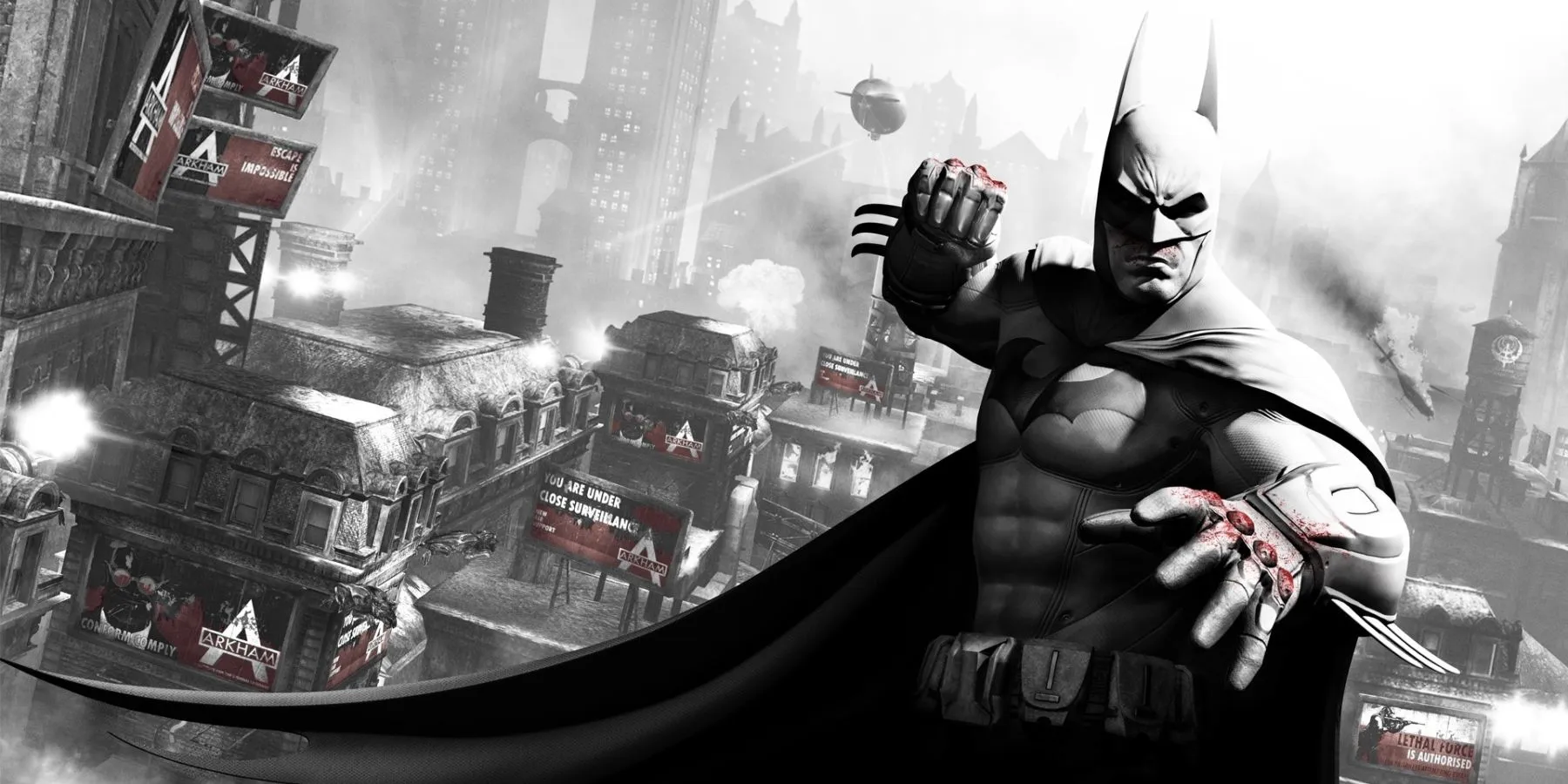 蝙蝠侠阿卡姆之城开放世界超级英雄流派侧面内容游戏穿越海角滑翔