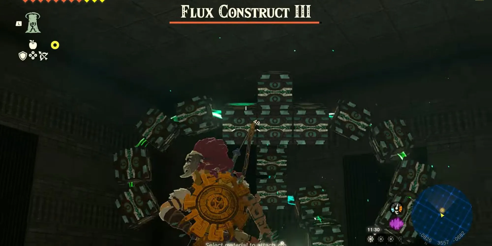 Legend of Zelda lágrimas do reino Labyrinth Flux Construct III
