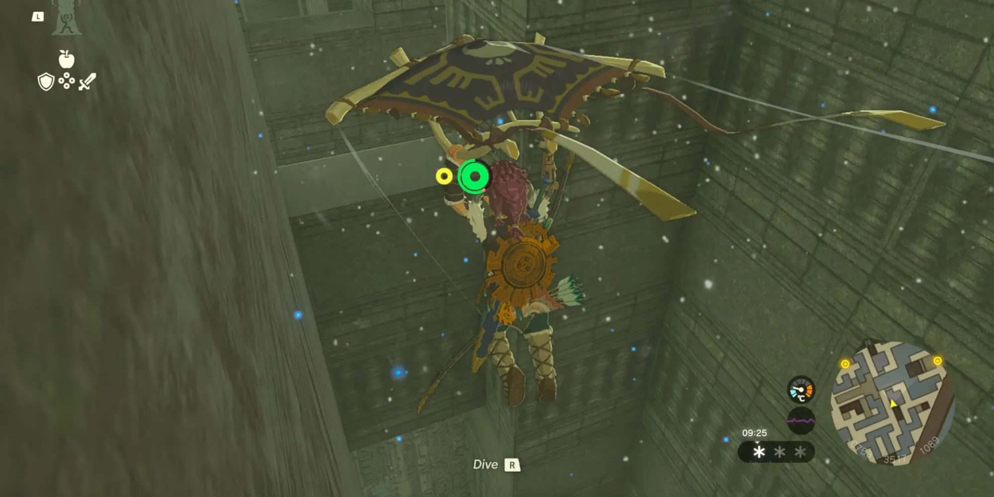 Legende van Zelda-tranen van het koninkrijk Labyrinth in de Terminal 3 Rest Ridge