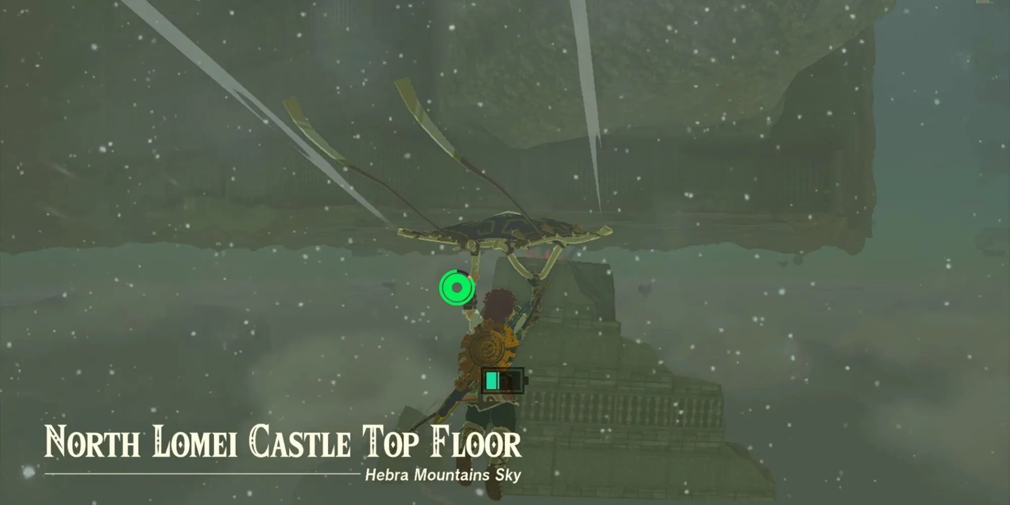 La leggenda di Zelda lacrime del regno Labyrinth Map Gliding