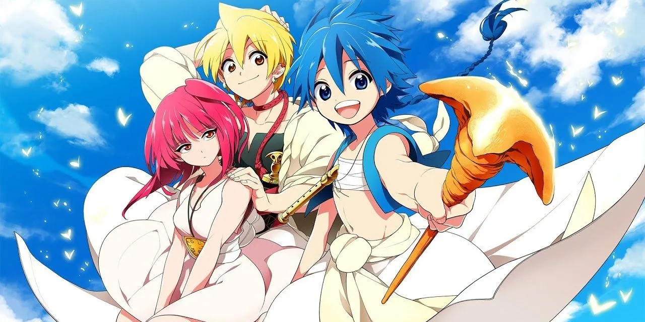 Kadr z anime Magi