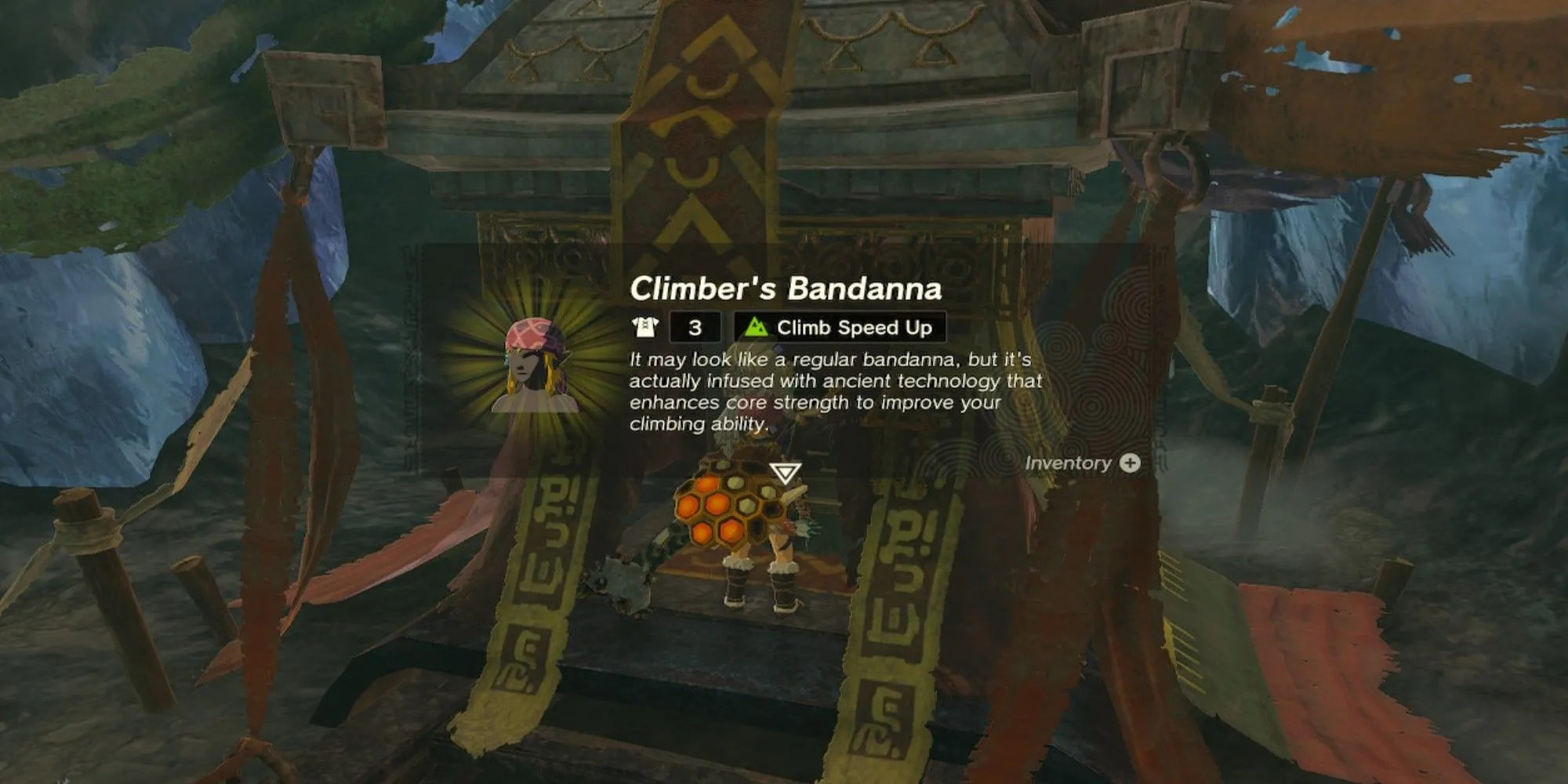 Tears Of The Kingdom Climber's Bandana verkregen