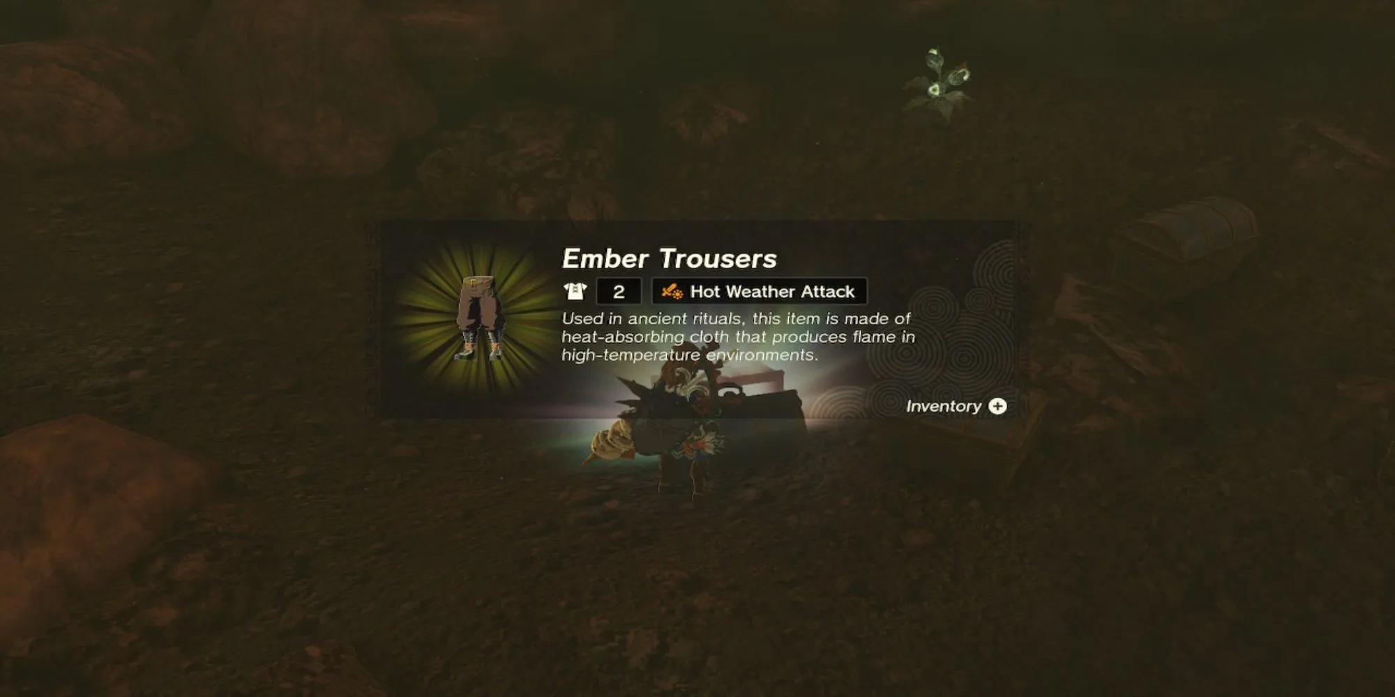 Pantaloni di The Legend of Zelda Tears of the Kingdom Ember