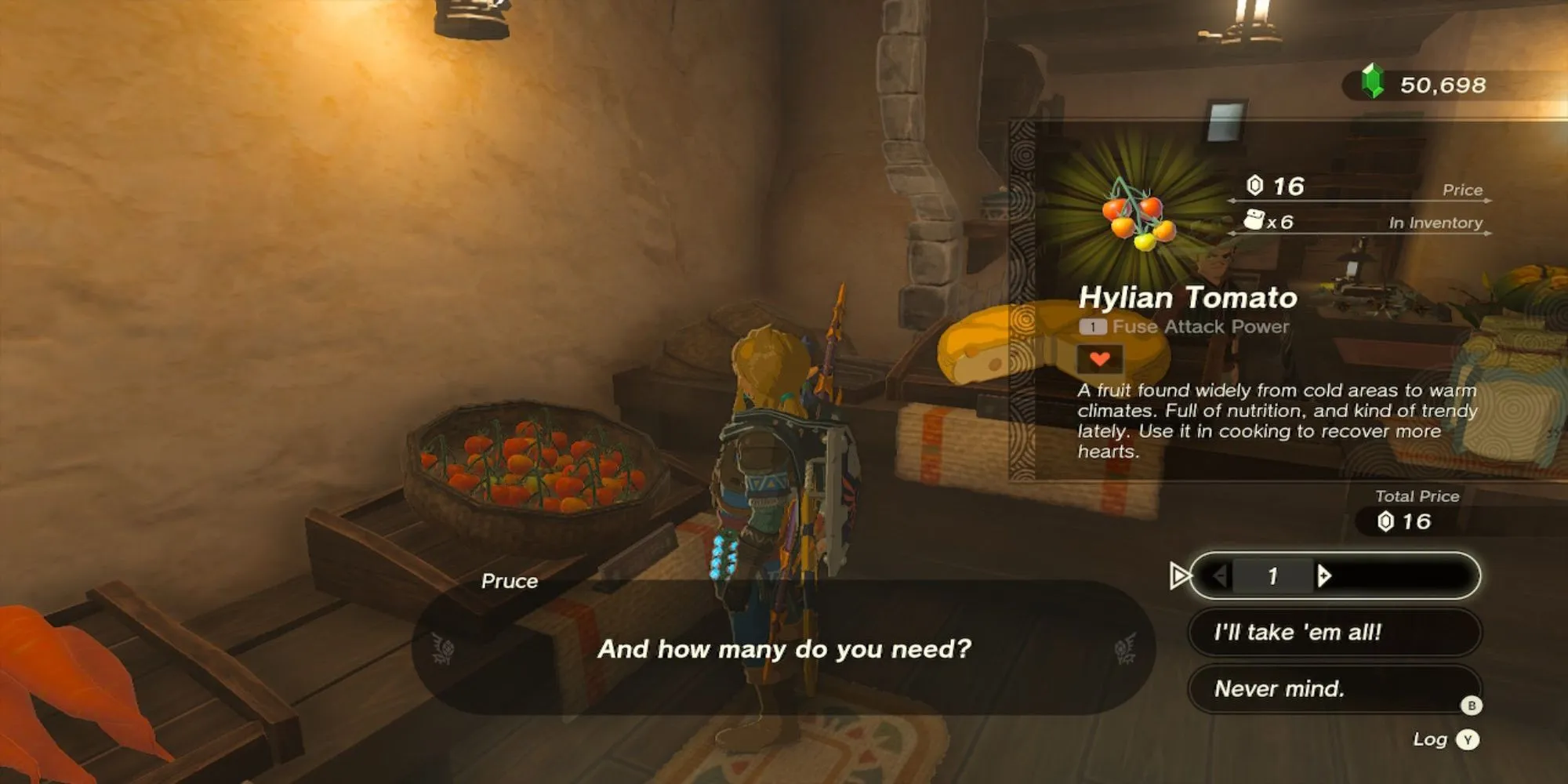 De legende van Zelda Tears of the Kingdom Hylian Tomatoes