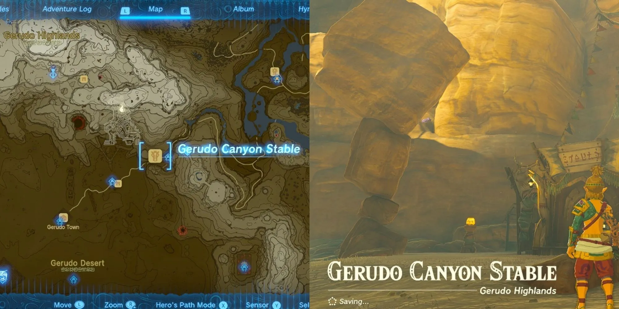 The Legend of Zelda_ Łzy królestwa Gerudo Canyon Stajnia-1