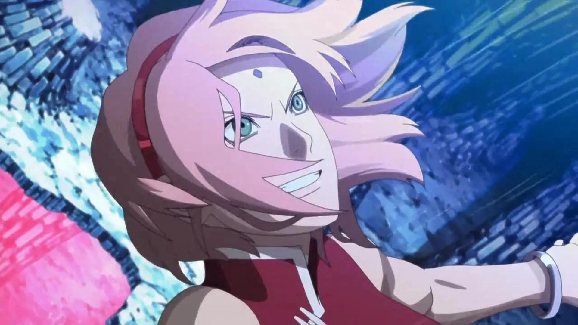 Sakura Uchiha vista combattere nell'anime (Immagine tramite Studio Pierrot)