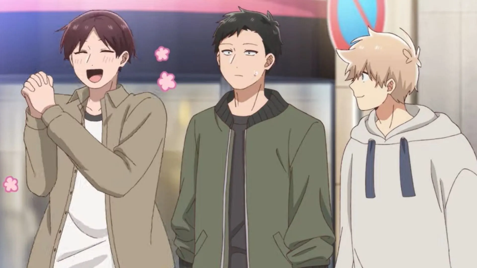 Hagi, Tokiwa y Asagi como se ven en el anime (Imagen vía Ashi Productions)