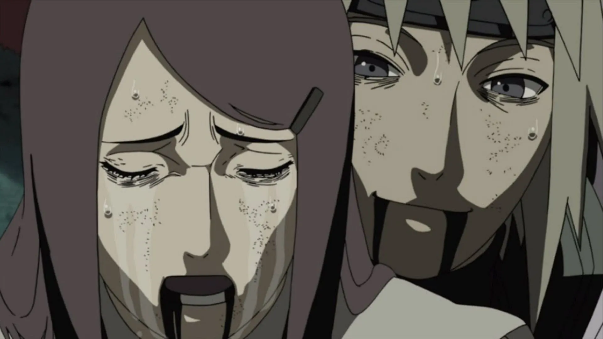 La morte di Minato e Kushina vista nell'anime di Naruto Shippuden (Immagine tramite Studio Pierrot)