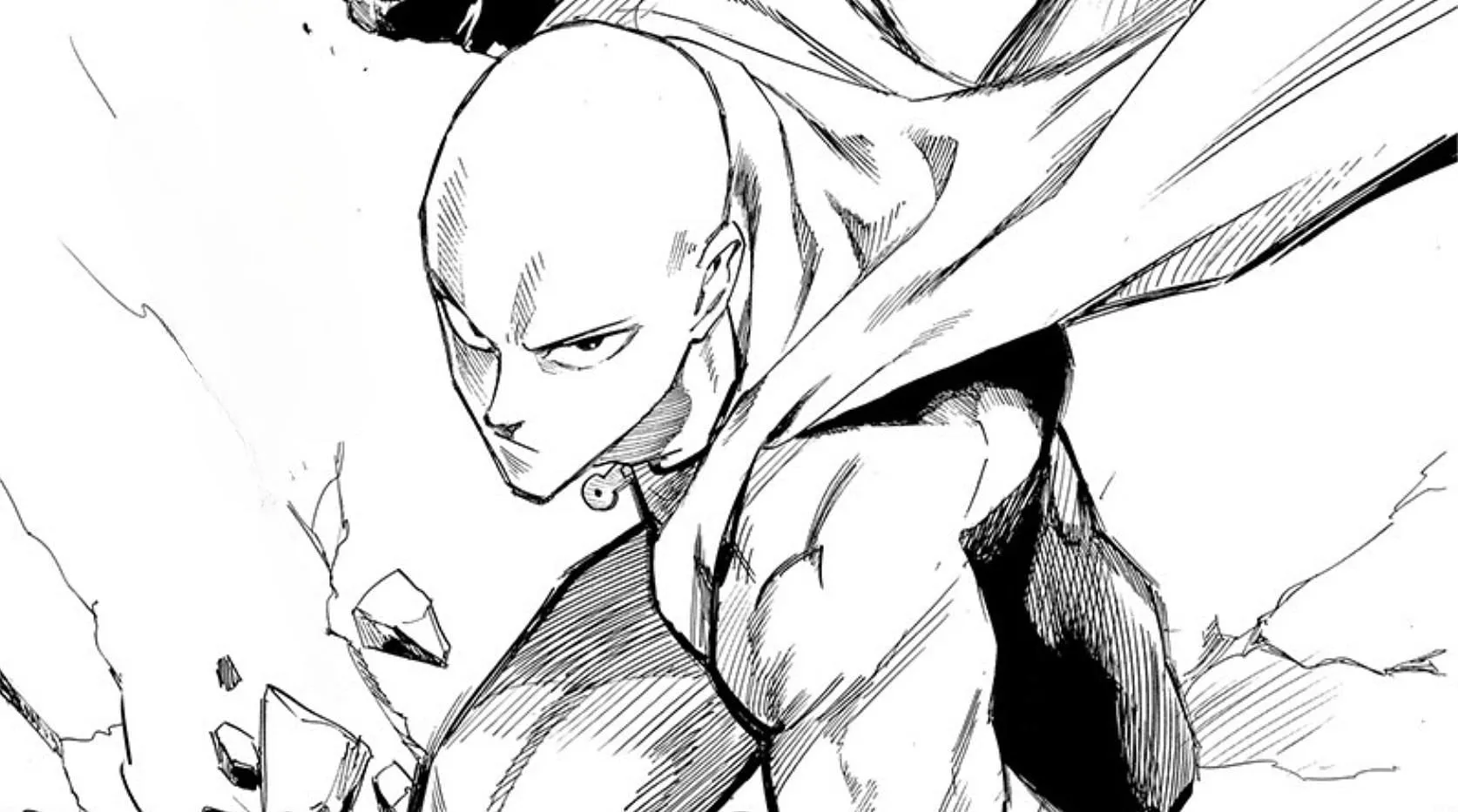 Saitama comme on le voit dans le manga One Punch Man (Image via Shueisha)