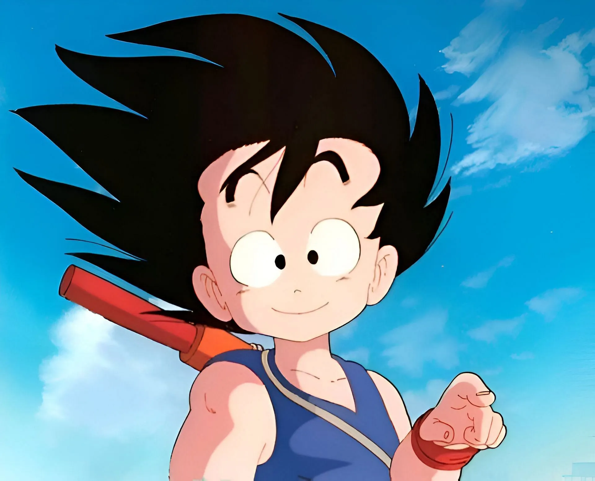 Son Goku como se ve en el anime Dragon Ball (Imagen vía Toei Animation)
