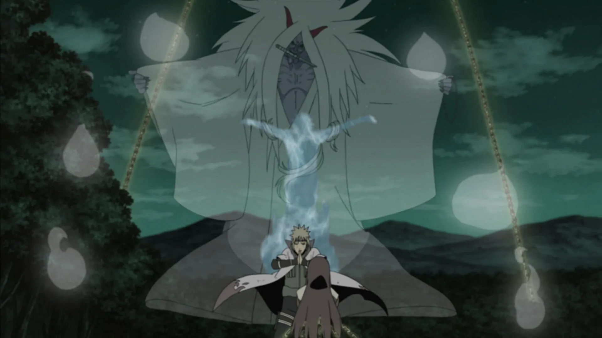 Minato esegue lo Shiki Fujin come visto in Naruto Shippuden (Immagine tramite Studio Pierrot)