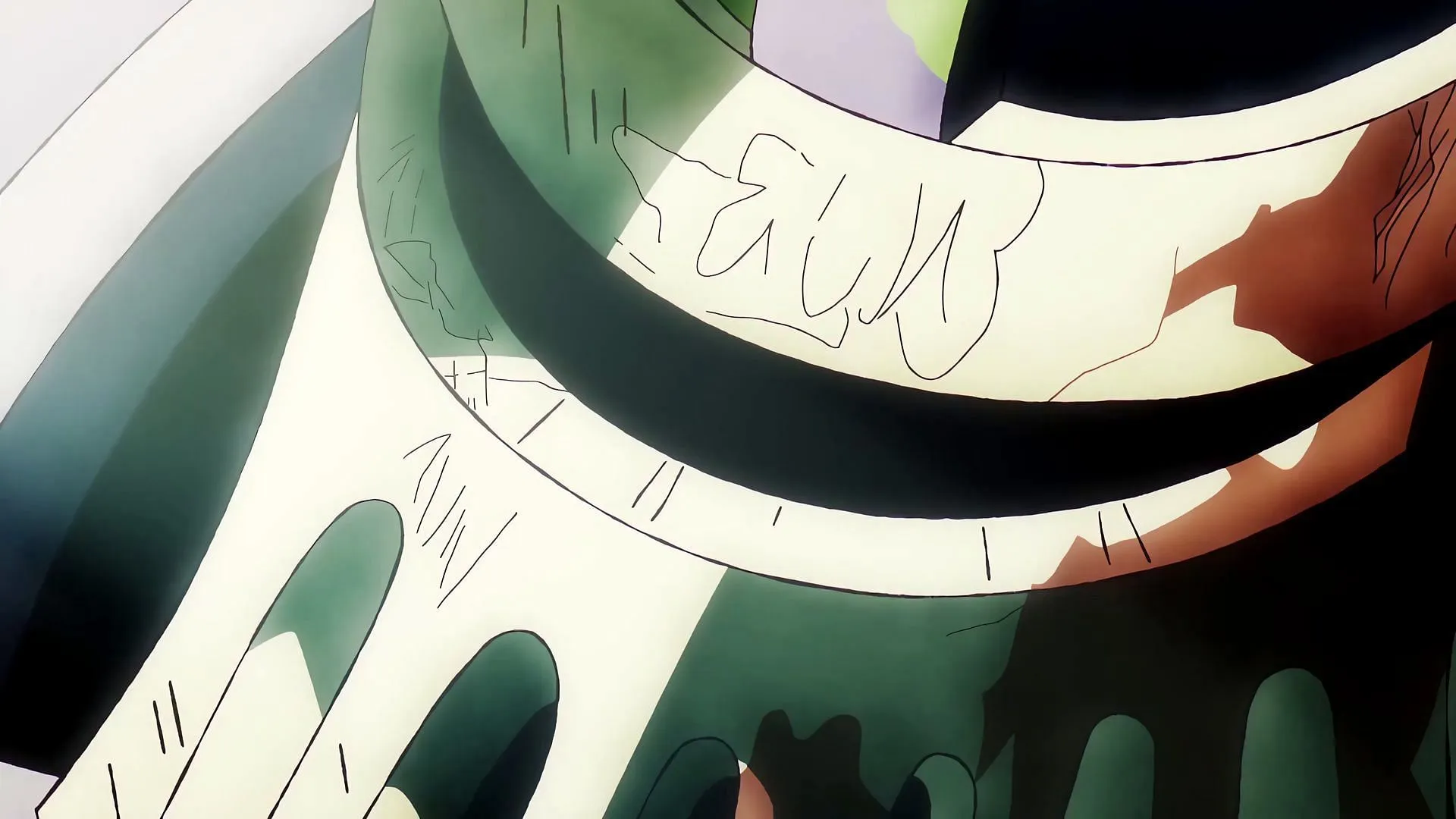 Il Gigante di Ferro visto nell'anime di One Piece (Immagine tramite Toei Animation)