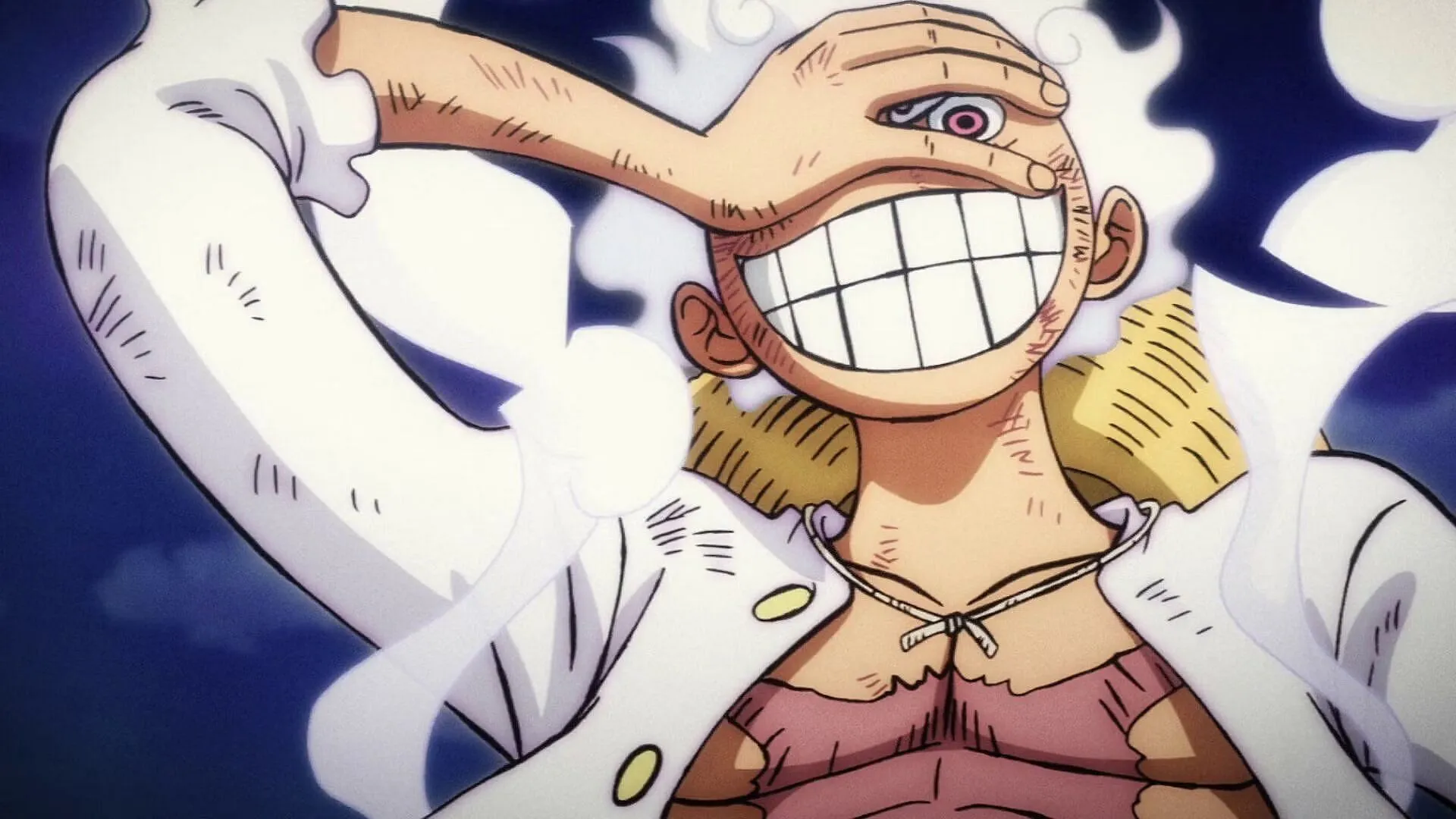 Gear Five Luffy en el anime (Imagen vía Toei Animation).