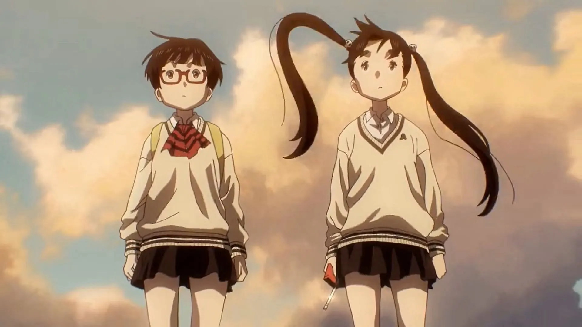 Kadode e Ouran, come visti nel film anime (Immagine tramite Production +h studios)