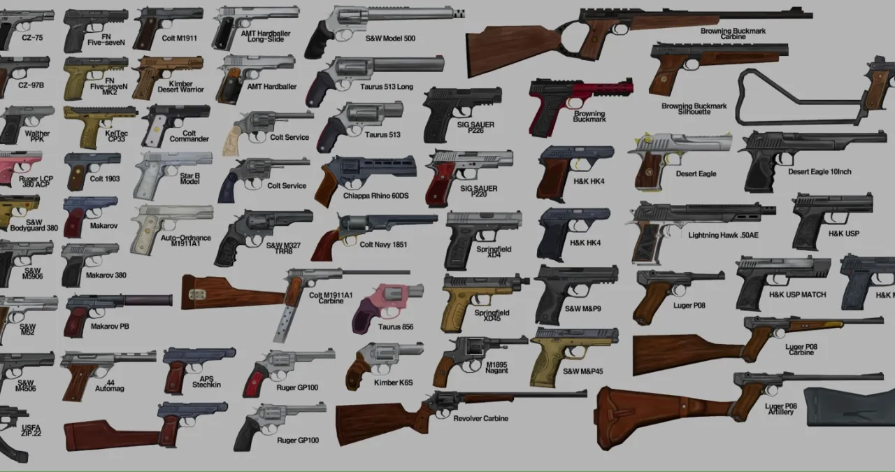 Project Zomboid Britas Handguns