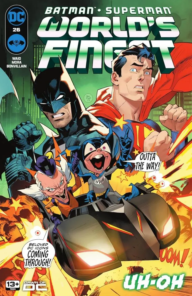 Arte da capa do Batman/Superman World's Finest #26