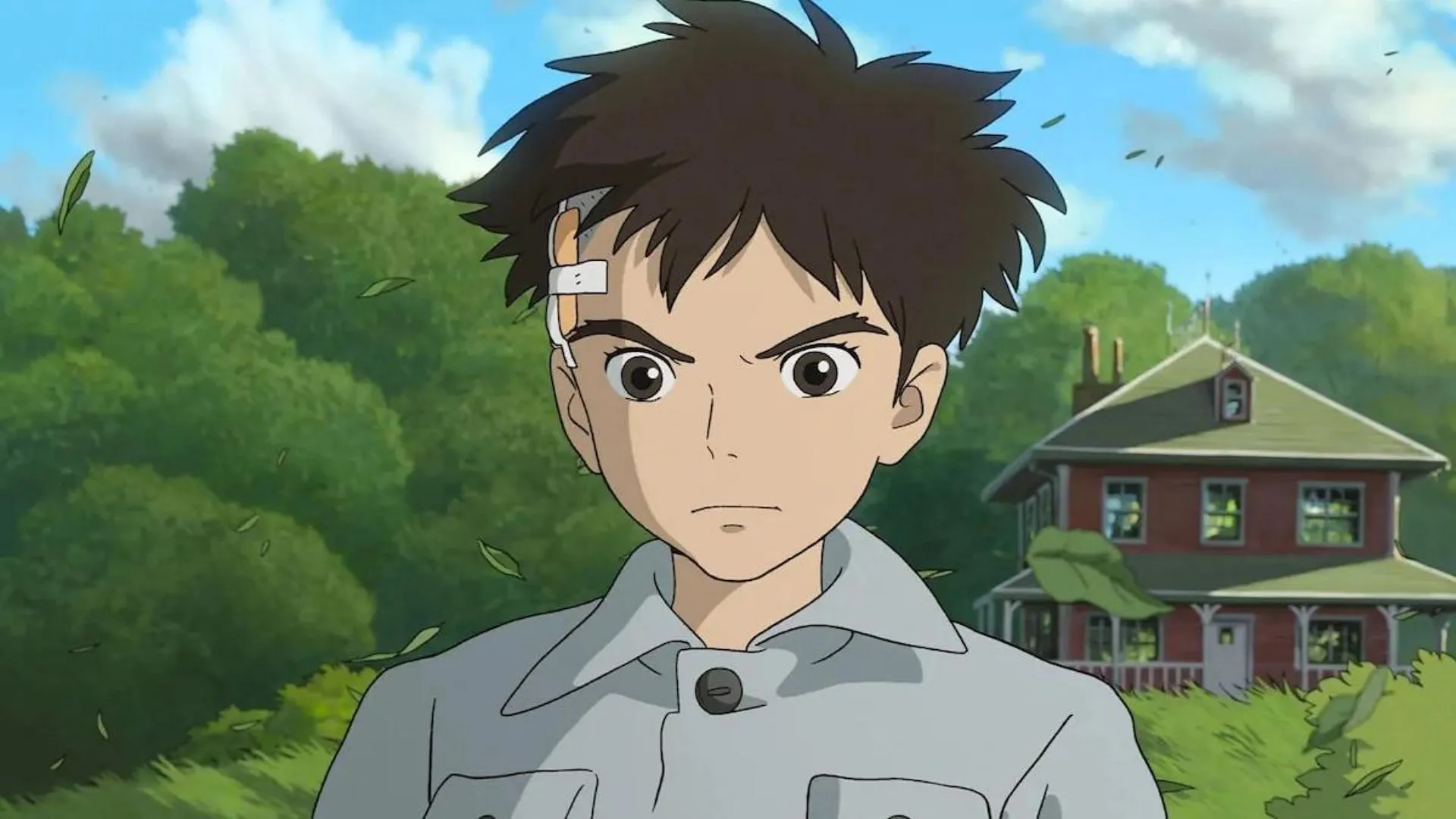 Mahito Maki, como se ve en la película de anime (Imagen vía Studio Ghibli)
