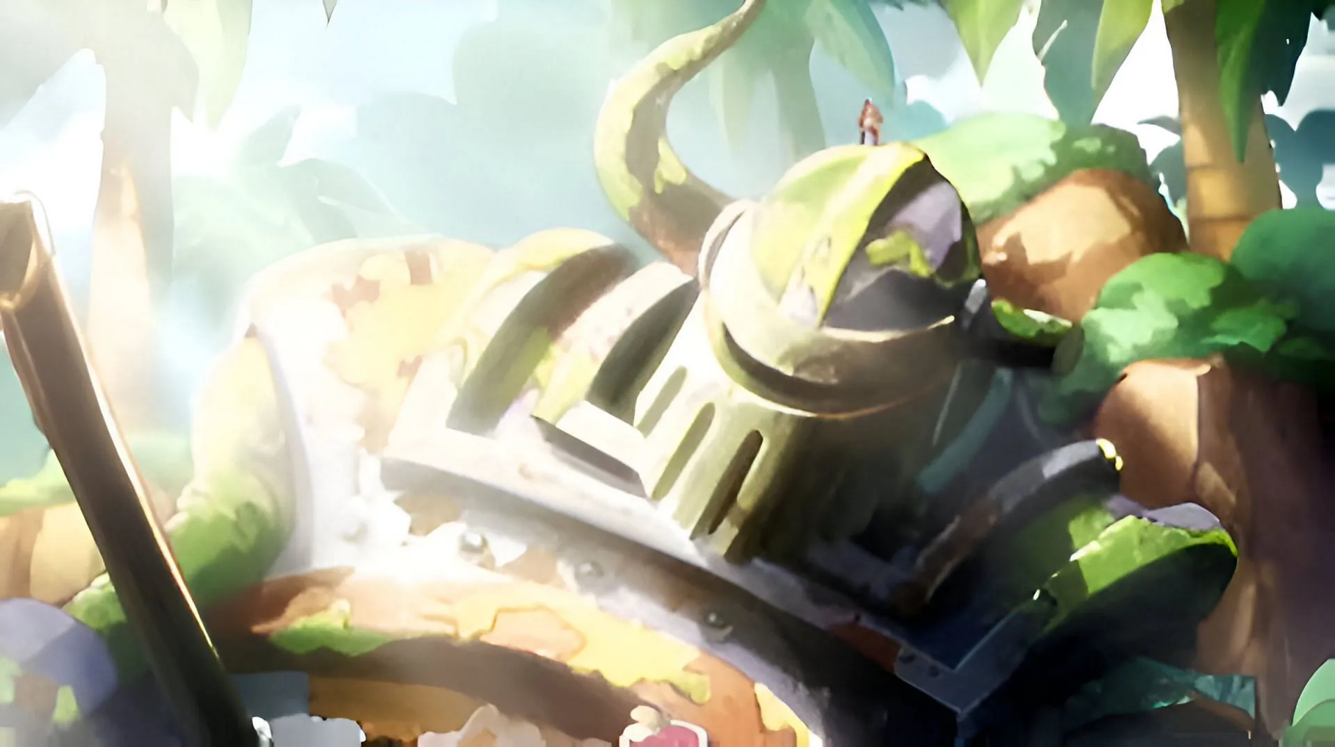 Iron Gaint como se ve en el anime (Imagen vía Toei Animation)