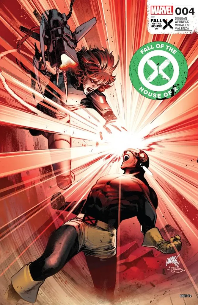 Arte da capa de Queda da House of X #4
