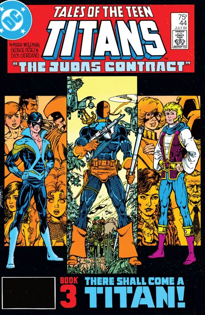 Racconto della copertina di Teen Titans 44