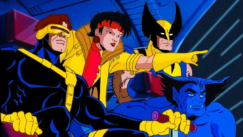 Meilleures séries télé de super-héros : les X-Men assis dans un jet