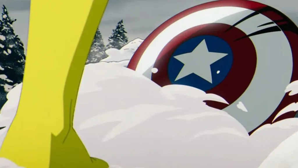 O escudo do Capitão América em X-Men '97.
